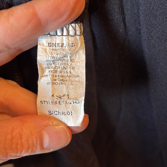 Emerald brand Black Tunic Women’s size small - Picture 5 of 5